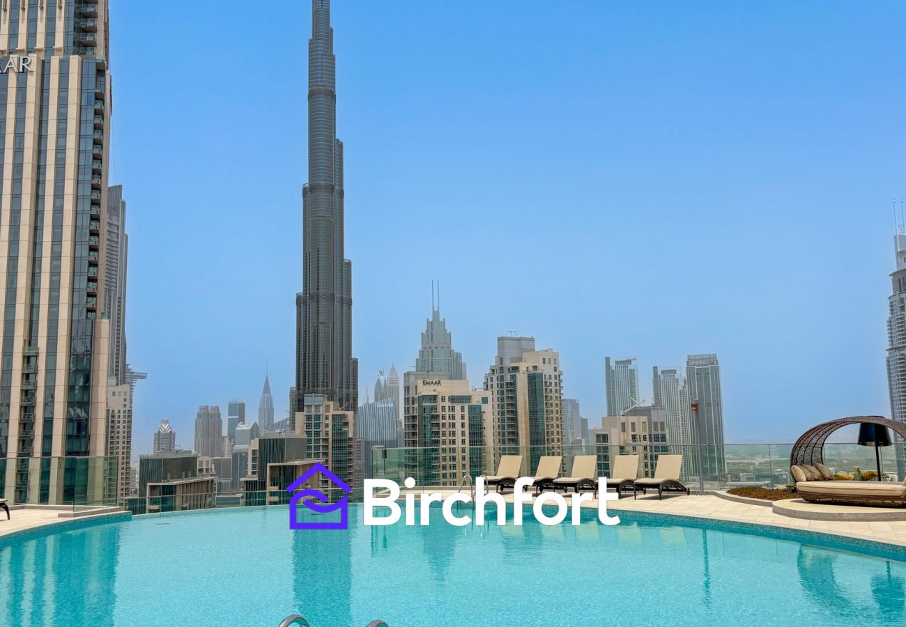 Ferienwohnung in Dubai - Breathtaking Burj Khalifa & City Lights Panorama